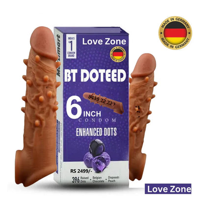 6 Inch BT C Dotted. (Washable) (Pack Of 3)